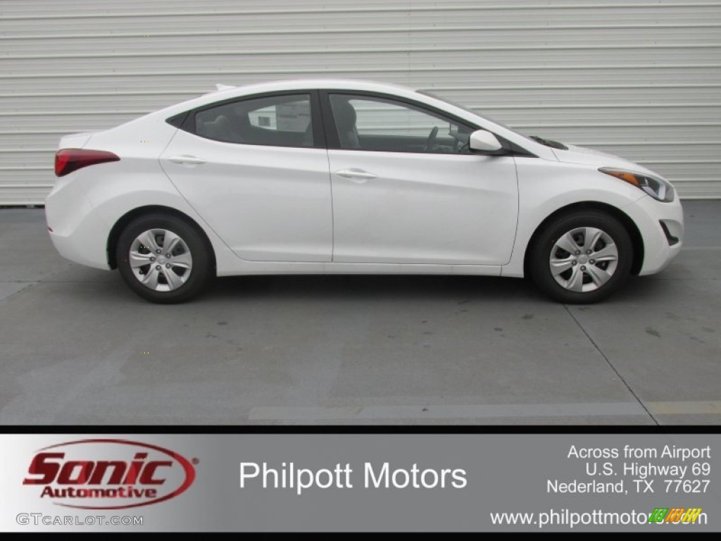 2016 Elantra SE - White / Gray photo #3