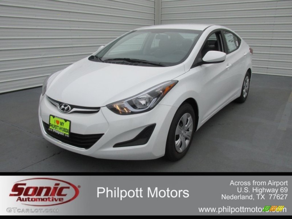 2016 Elantra SE - White / Gray photo #7