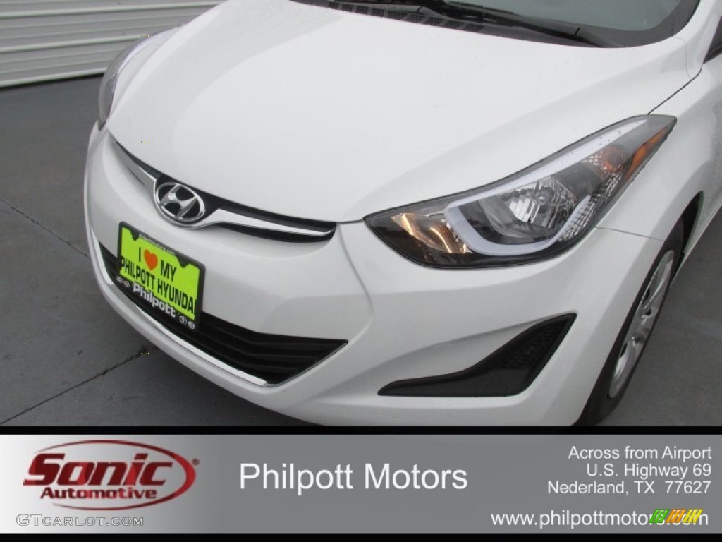 2016 Elantra SE - White / Gray photo #10