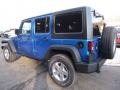 2016 Hydro Blue Pearl Jeep Wrangler Unlimited Sport 4x4  photo #3
