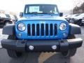 2016 Hydro Blue Pearl Jeep Wrangler Unlimited Sport 4x4  photo #9
