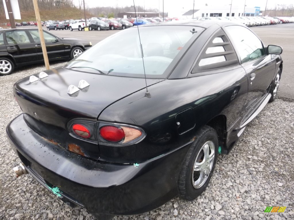 2002 Cavalier Coupe - Black / Graphite photo #4