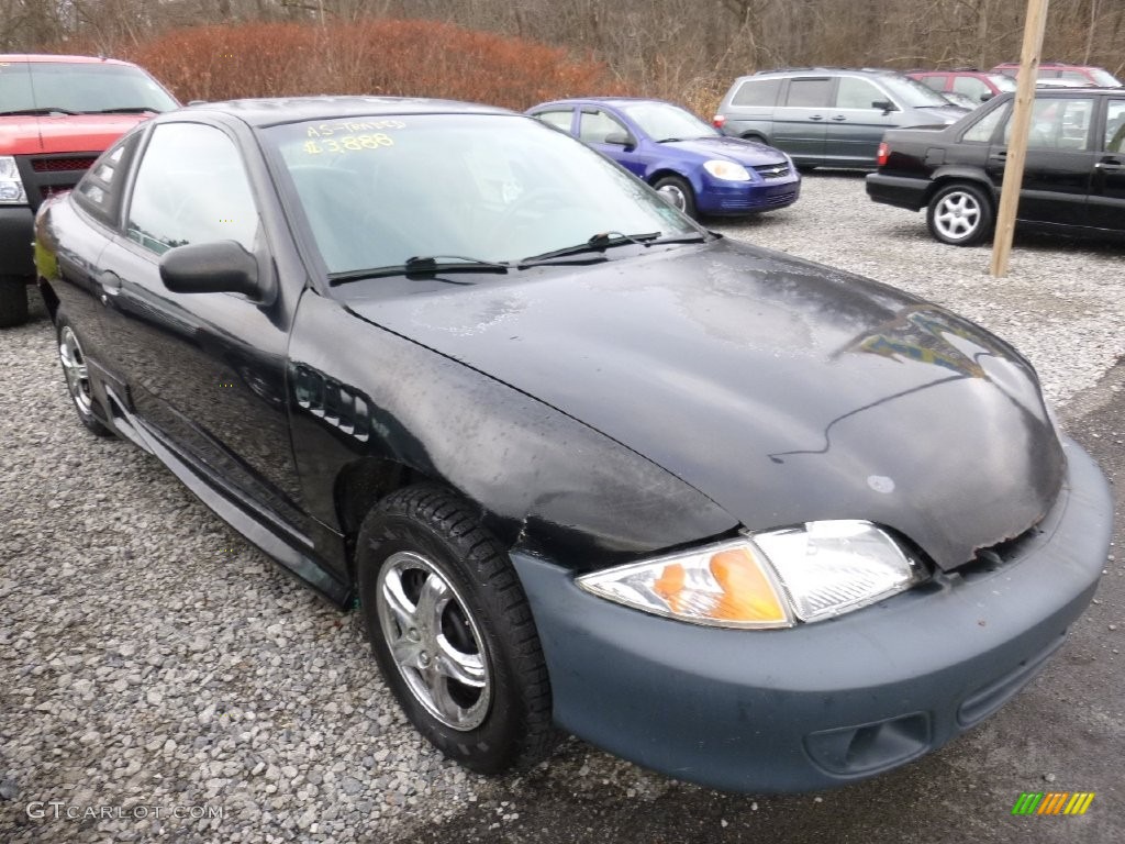 2002 Cavalier Coupe - Black / Graphite photo #5
