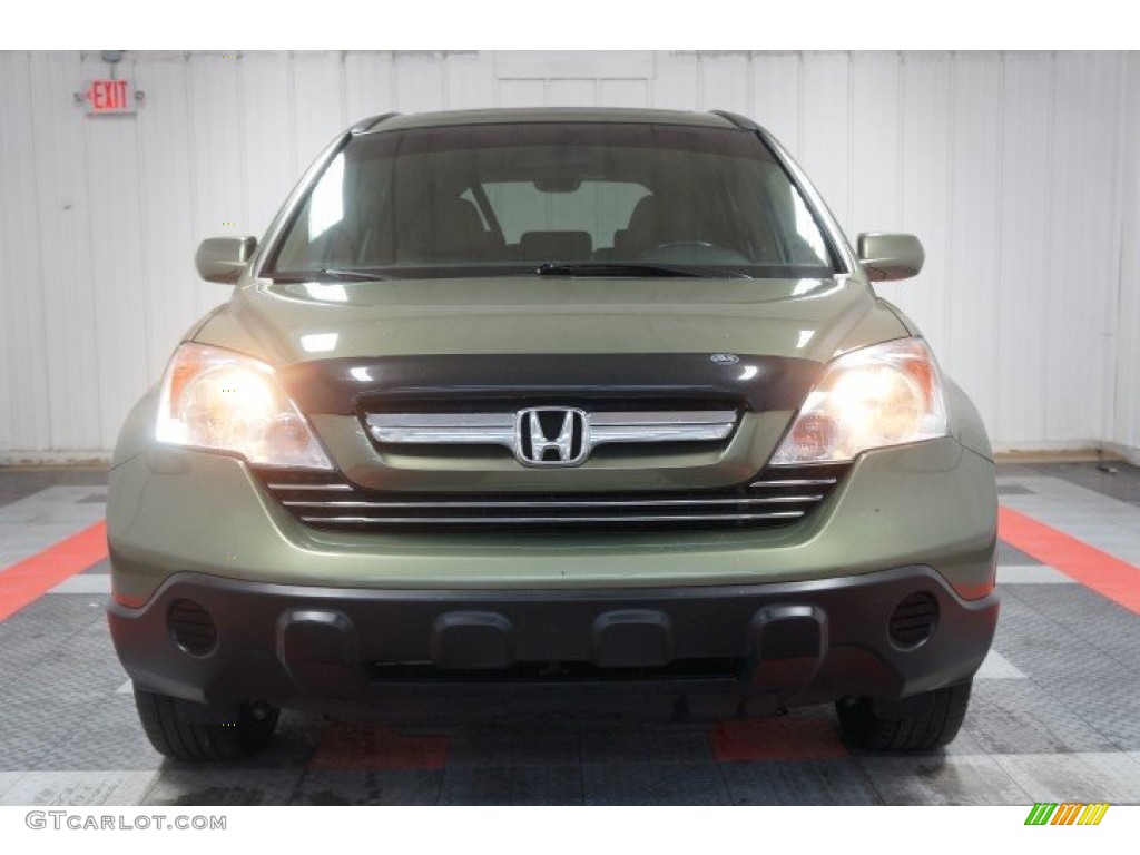 2008 CR-V EX-L 4WD - Green Tea Metallic / Ivory photo #4