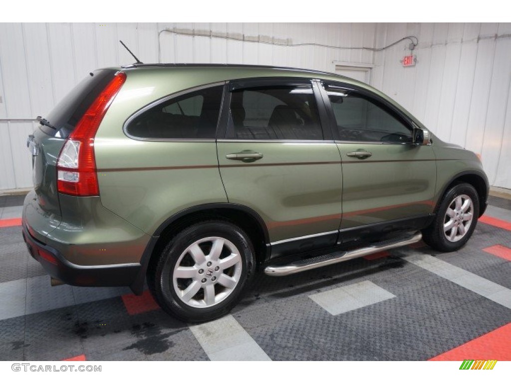 2008 CR-V EX-L 4WD - Green Tea Metallic / Ivory photo #7