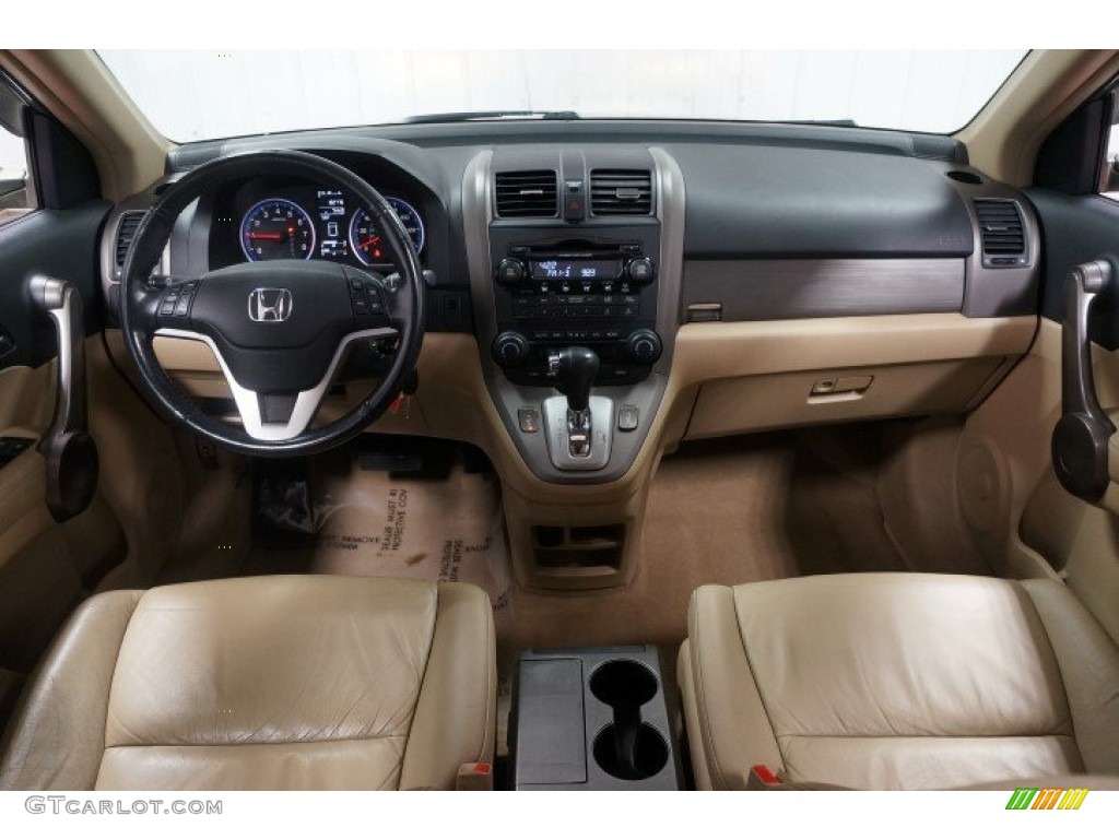 2008 CR-V EX-L 4WD - Green Tea Metallic / Ivory photo #26