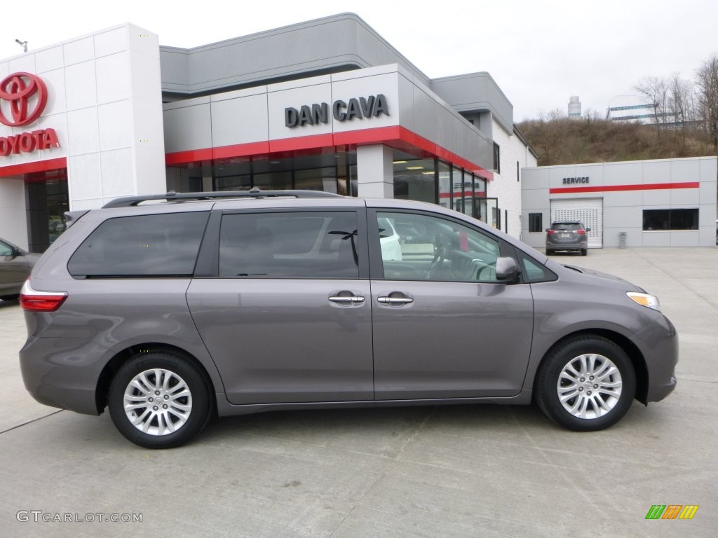 2015 Sienna XLE - Predawn Gray Mica / Ash photo #3