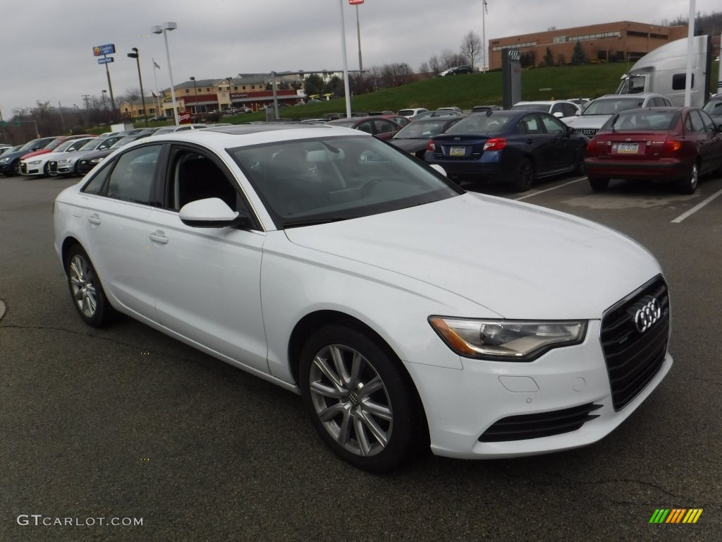 Ibis White 2013 Audi A6 2.0T quattro Sedan Exterior Photo #109329536