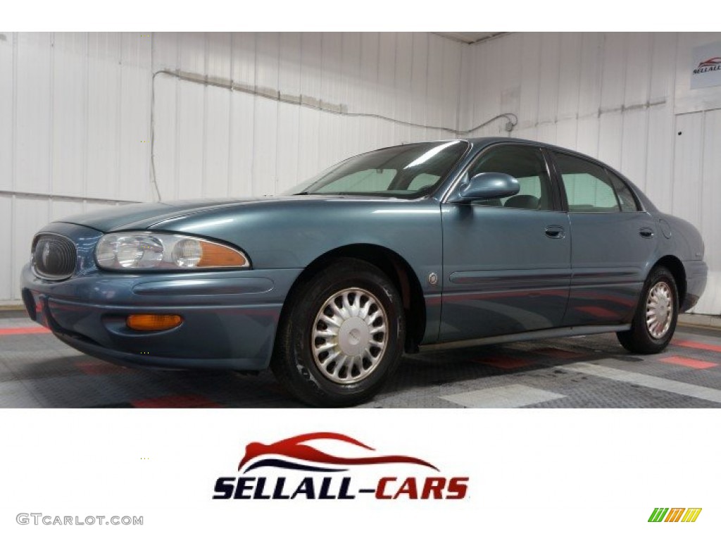 2002 LeSabre Custom - Titanium Blue Metallic / Medium Gray photo #1