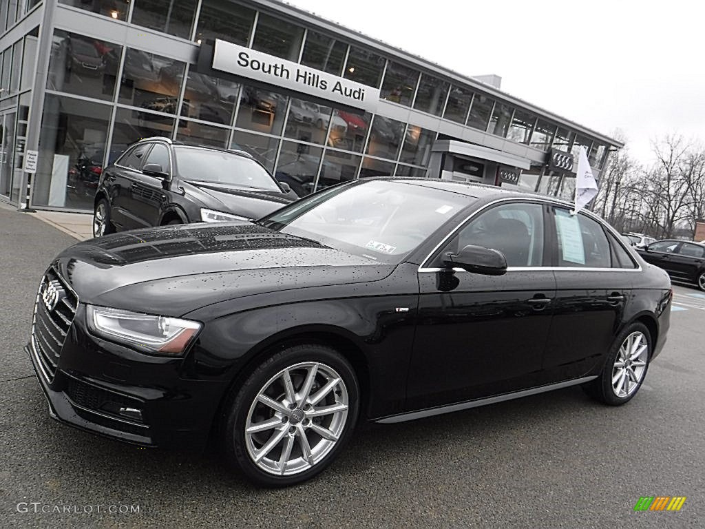2015 A4 2.0T Premium Plus quattro - Brilliant Black / Black photo #1