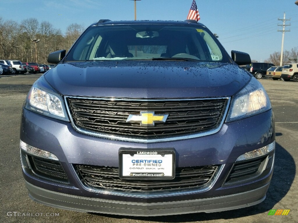 2014 Traverse LS - Atlantis Blue Metallic / Dark Titanium/Light Titanium photo #2