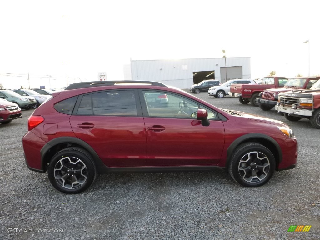 2014 XV Crosstrek 2.0i Premium - Venetian Red Pearl / Ivory photo #3