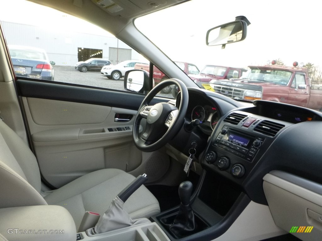 2014 XV Crosstrek 2.0i Premium - Venetian Red Pearl / Ivory photo #5