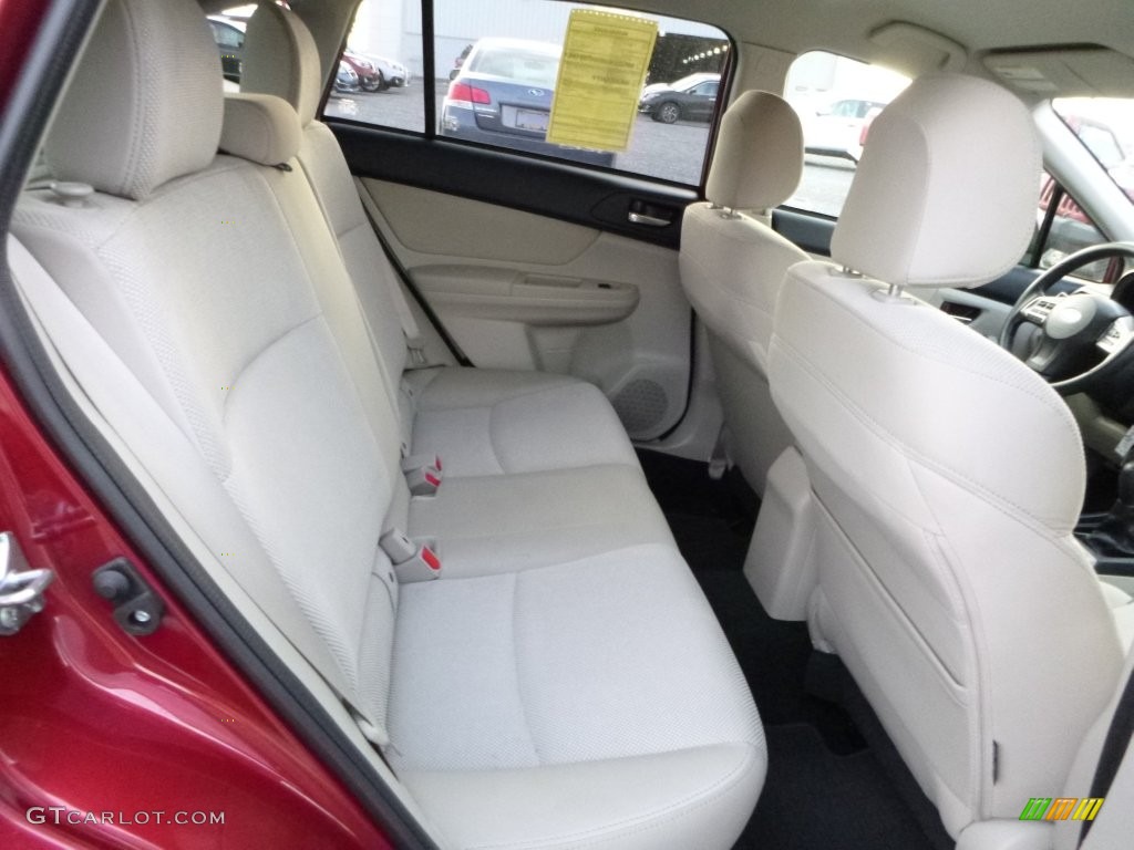 2014 XV Crosstrek 2.0i Premium - Venetian Red Pearl / Ivory photo #6