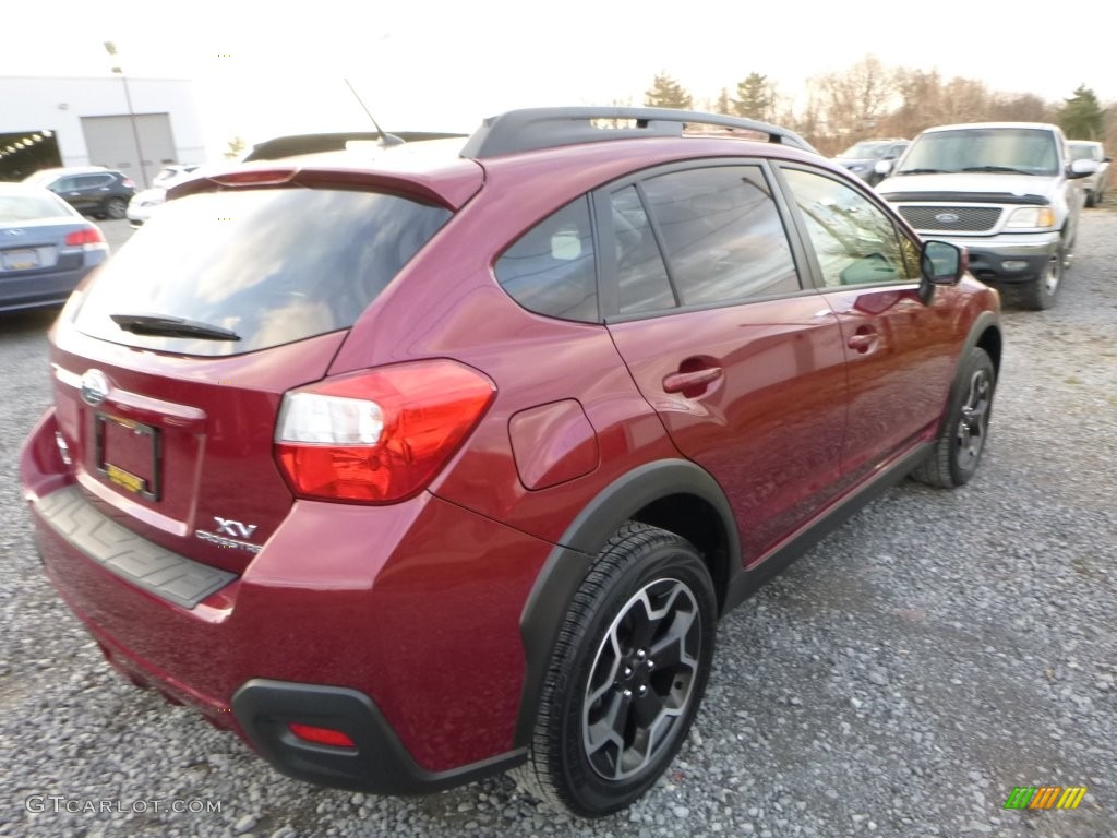 2014 XV Crosstrek 2.0i Premium - Venetian Red Pearl / Ivory photo #7