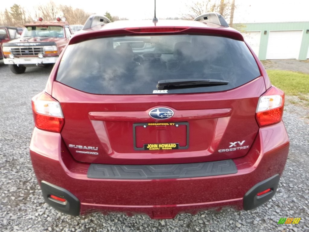 2014 XV Crosstrek 2.0i Premium - Venetian Red Pearl / Ivory photo #8