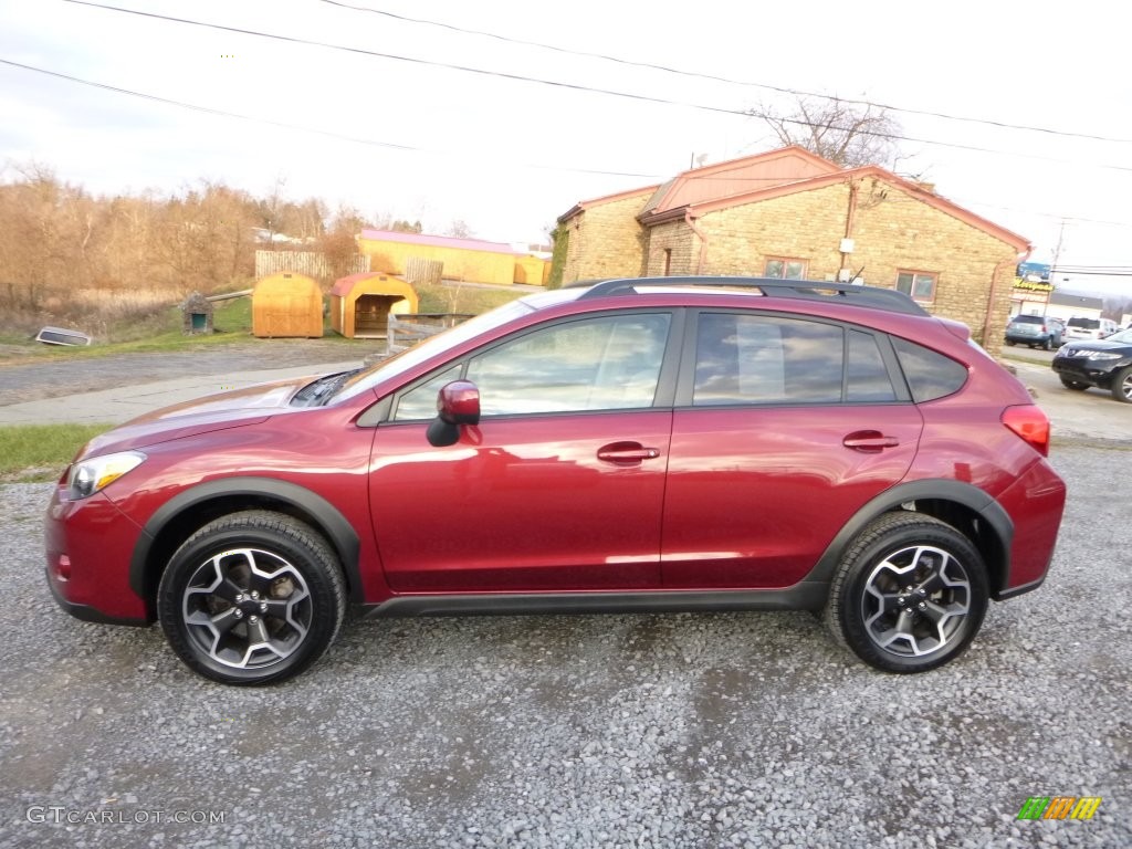 2014 XV Crosstrek 2.0i Premium - Venetian Red Pearl / Ivory photo #10
