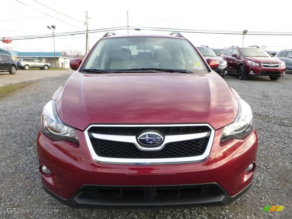 2014 XV Crosstrek 2.0i Premium - Venetian Red Pearl / Ivory photo #12