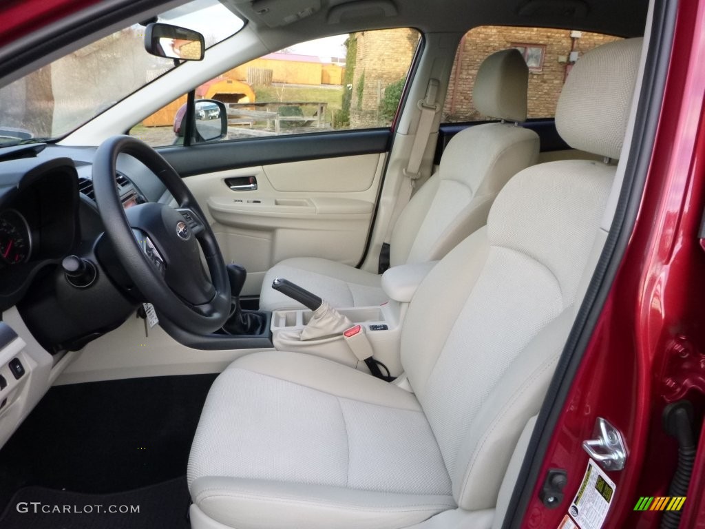 2014 XV Crosstrek 2.0i Premium - Venetian Red Pearl / Ivory photo #14