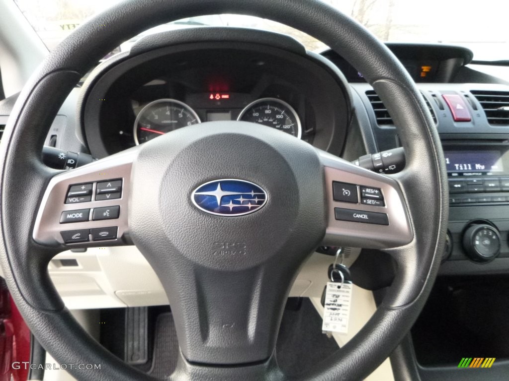 2014 XV Crosstrek 2.0i Premium - Venetian Red Pearl / Ivory photo #20
