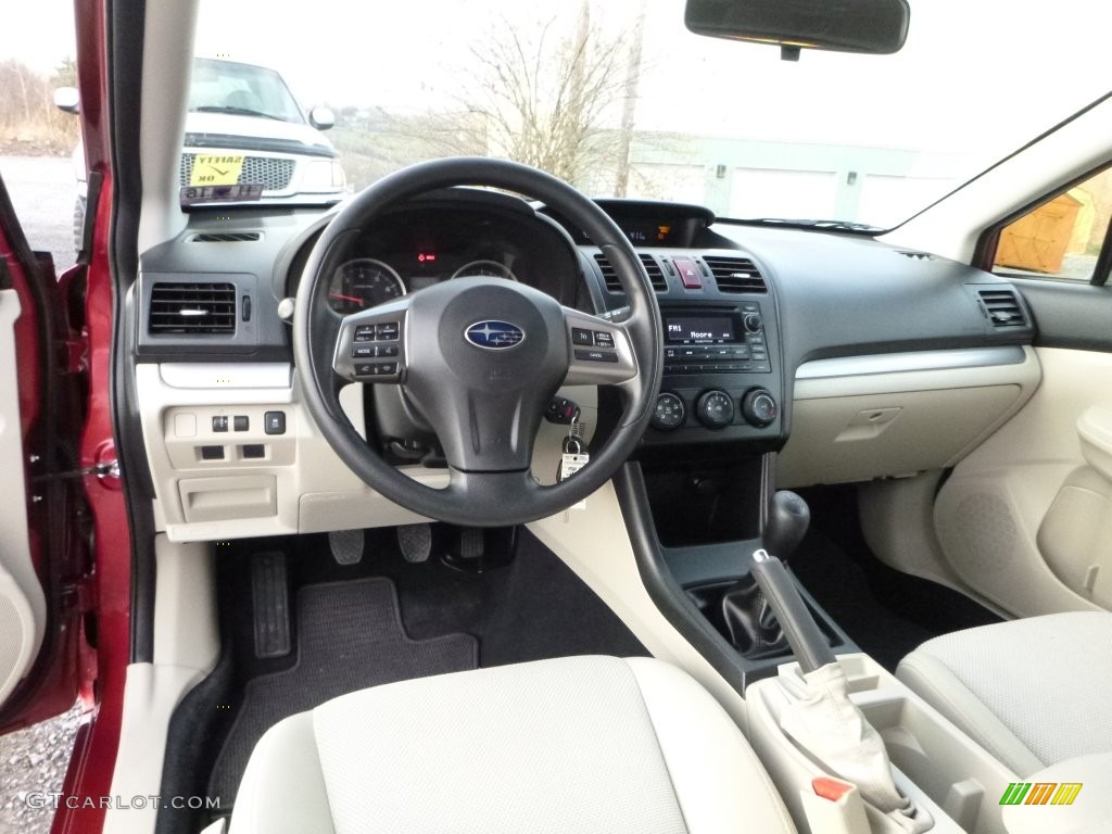 2014 XV Crosstrek 2.0i Premium - Venetian Red Pearl / Ivory photo #25