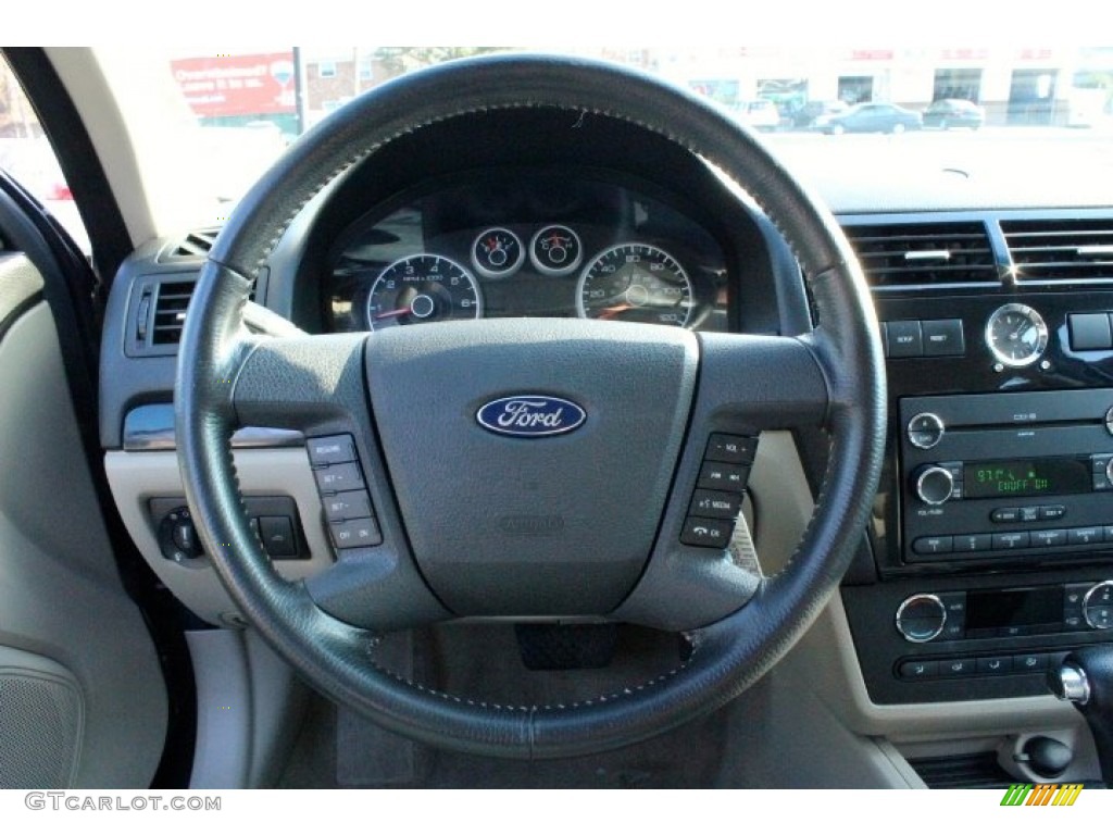 2008 Fusion SEL V6 - Vapor Silver Metallic / Camel photo #22