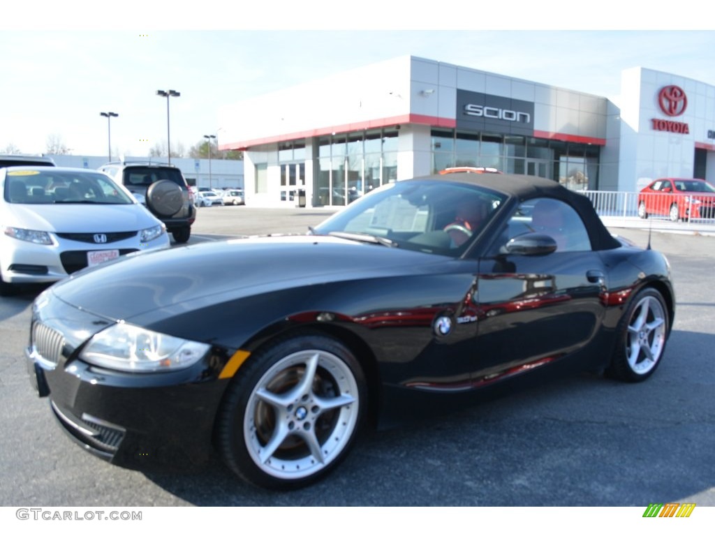 Black Sapphire Metallic 2007 BMW Z4 3.0si Roadster Exterior Photo #109332095