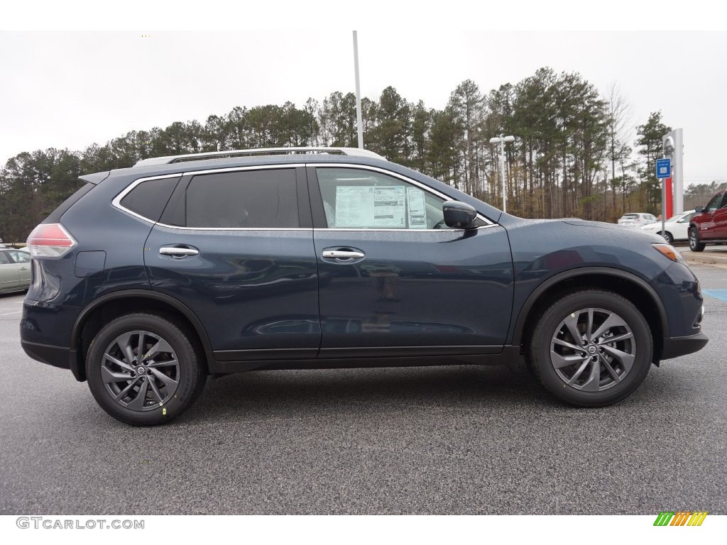 Arctic Blue Metallic 2016 Nissan Rogue SL Exterior Photo #109337111