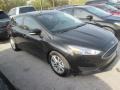 2015 Tuxedo Black Metallic Ford Focus SE Hatchback  photo #2