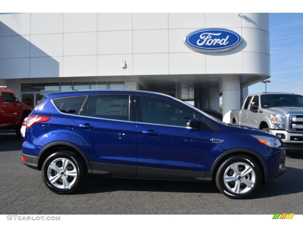 2016 Escape SE - Deep Impact Blue Metallic / Charcoal Black photo #2