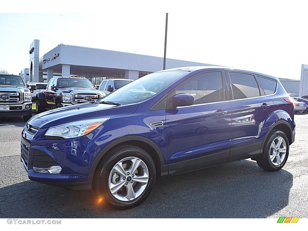 2016 Escape SE - Deep Impact Blue Metallic / Charcoal Black photo #3