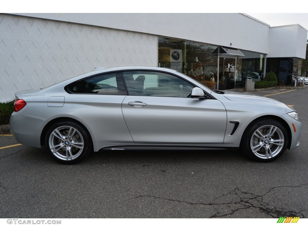 Glacier Silver Metallic 2015 BMW 4 Series 435i xDrive Coupe Exterior Photo #109340801