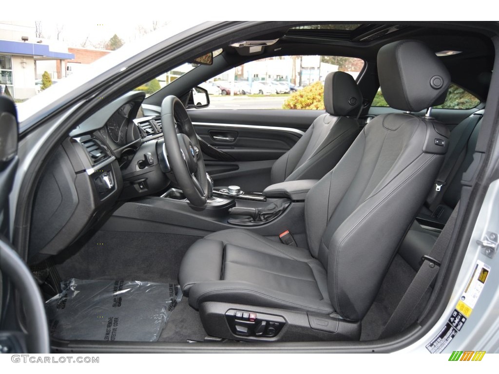 Black Interior 2015 BMW 4 Series 435i xDrive Coupe Photo #109341044
