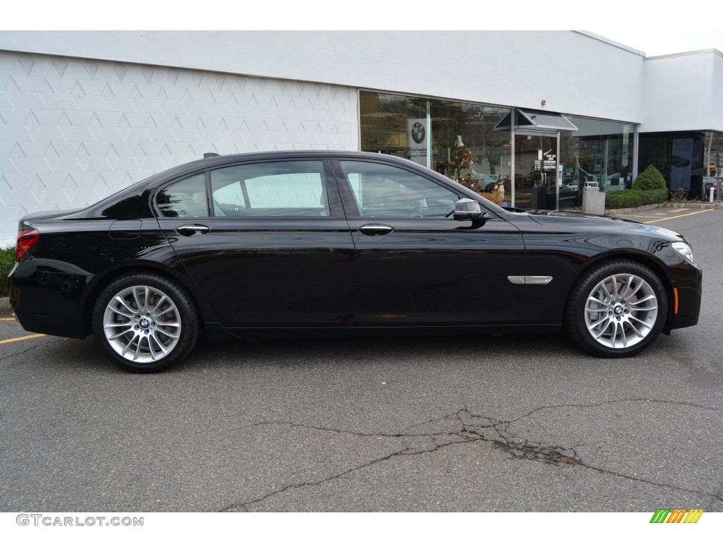 Jet Black 2015 BMW 7 Series 750Li xDrive Sedan Exterior Photo #109341626