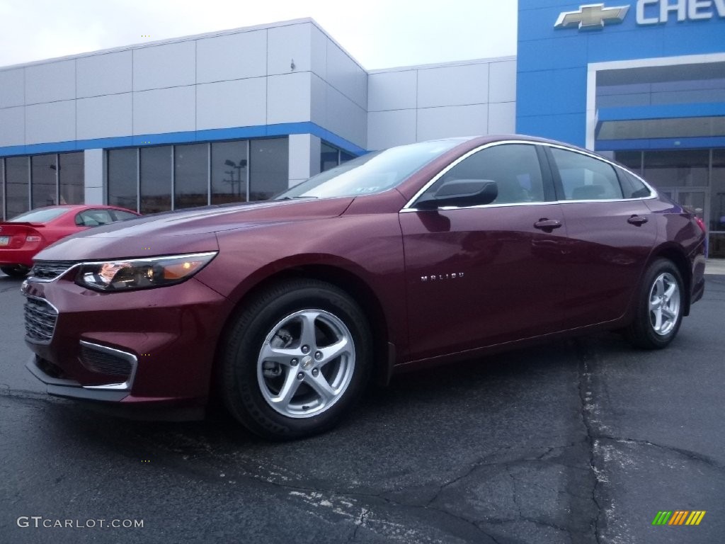 2016 Malibu LS - Butte Red Metallic / Dark Atmosphere/Medium Ash Gray photo #1