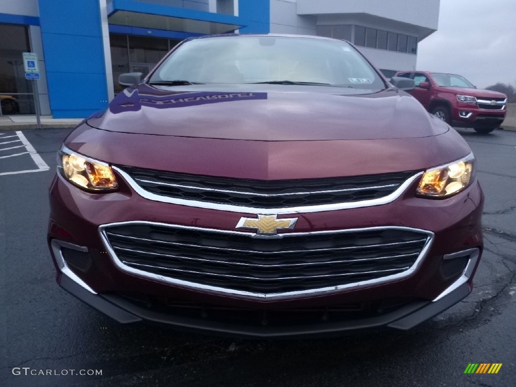 2016 Malibu LS - Butte Red Metallic / Dark Atmosphere/Medium Ash Gray photo #2