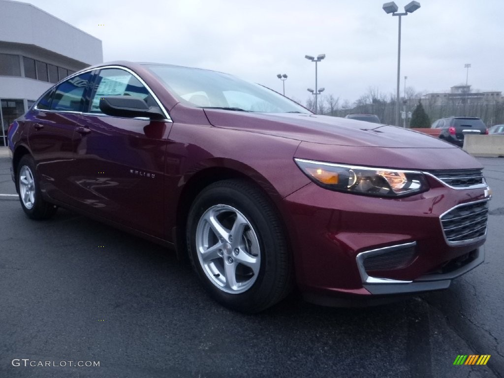 2016 Malibu LS - Butte Red Metallic / Dark Atmosphere/Medium Ash Gray photo #3