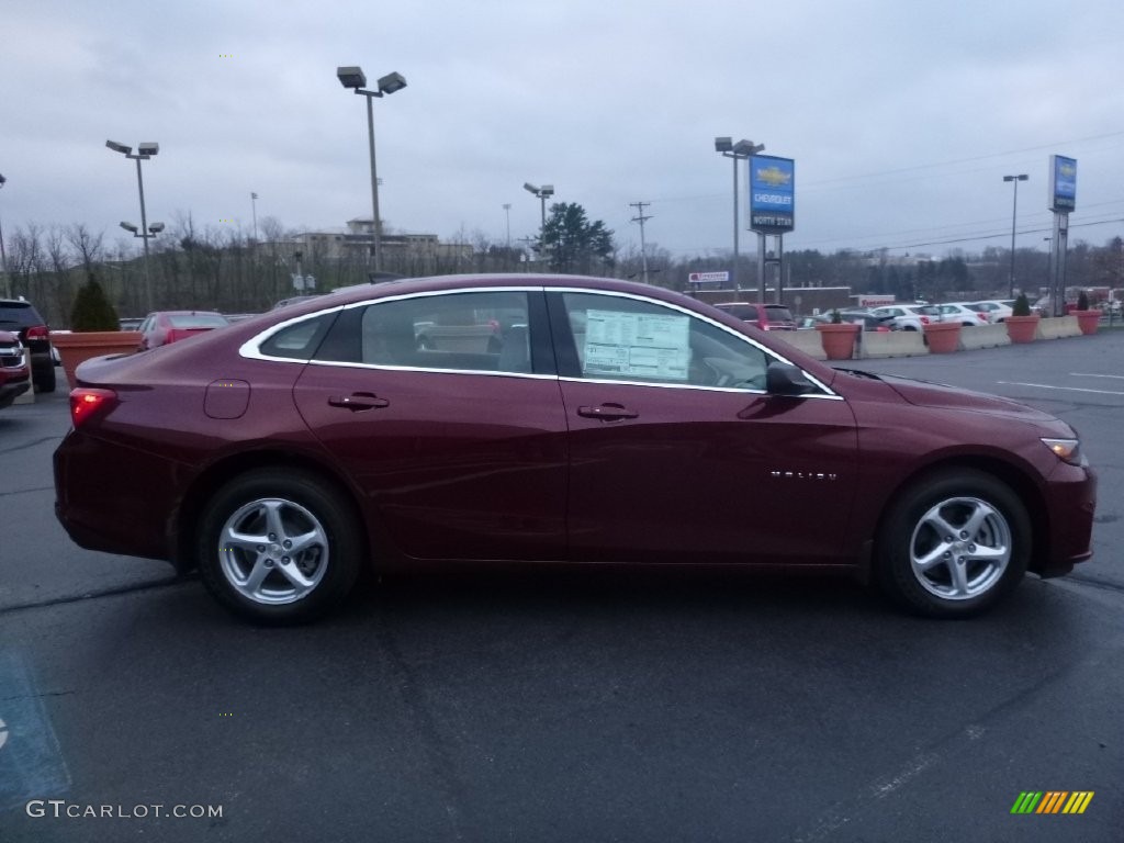 2016 Malibu LS - Butte Red Metallic / Dark Atmosphere/Medium Ash Gray photo #4