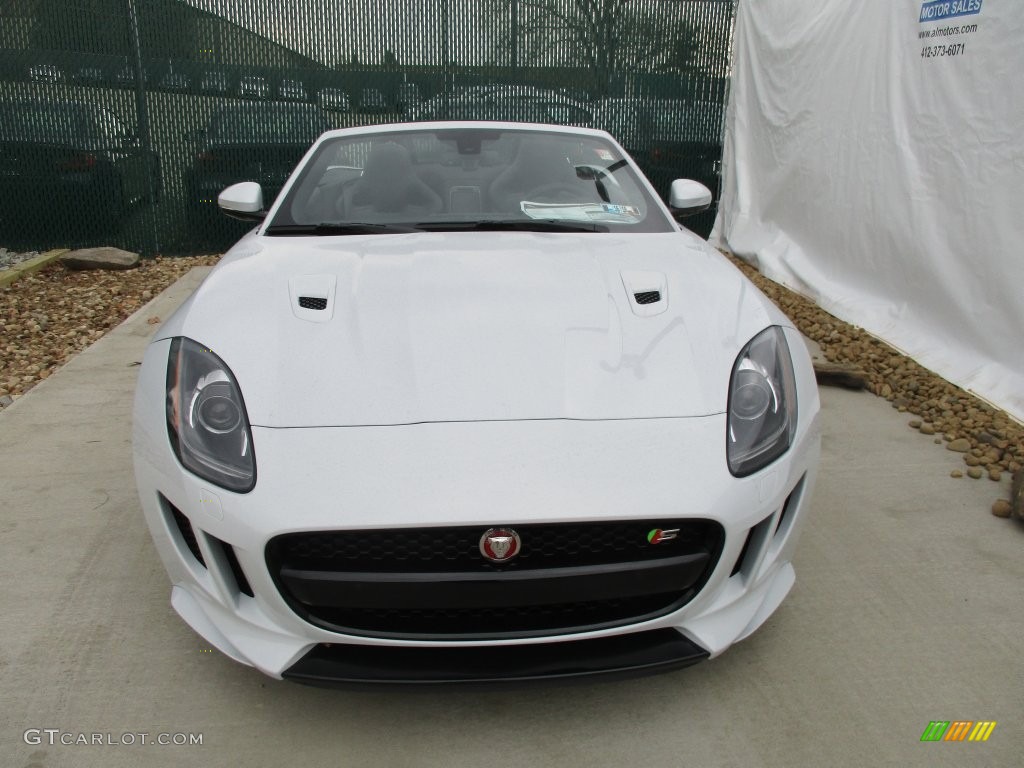 2016 F-TYPE S AWD Convertible - Glacier White Metallic / Jet photo #6