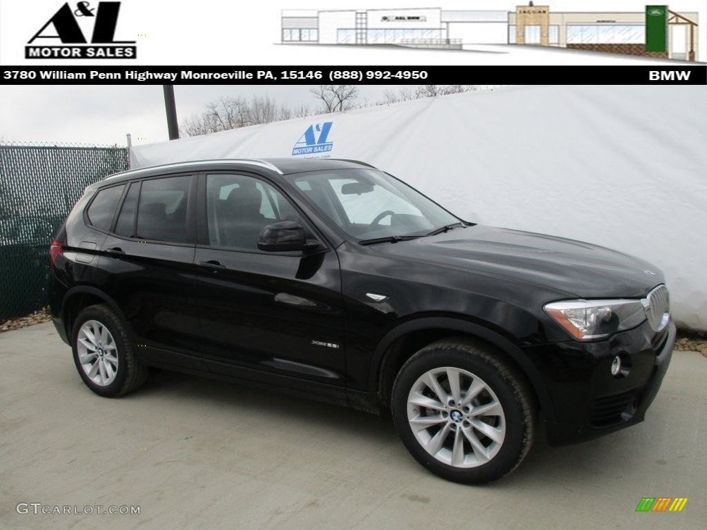 2016 X3 xDrive28i - Jet Black / Black photo #1