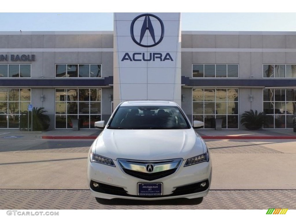 2016 TLX 3.5 - Bellanova White Pearl / Graystone photo #2