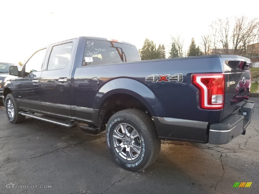 2016 F150 XLT SuperCrew 4x4 - Blue Jeans / Medium Earth Gray photo #3