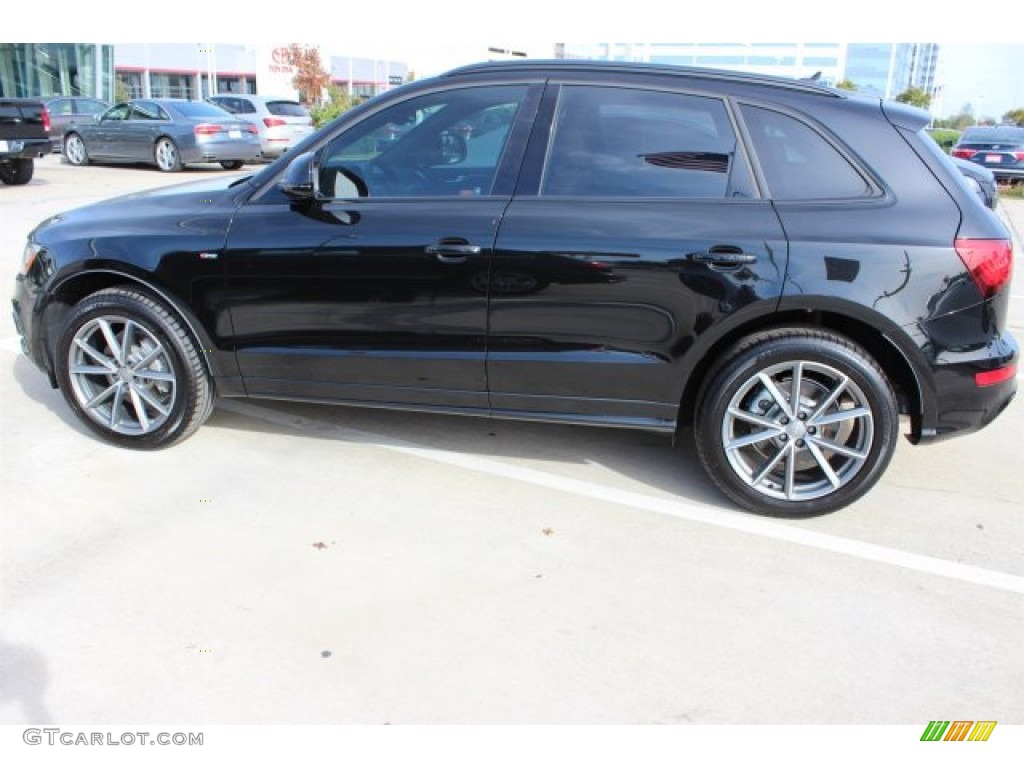 2016 Q5 3.0 TFSI Premium Plus quattro - Mythos Black Metallic / Chestnut Brown photo #5