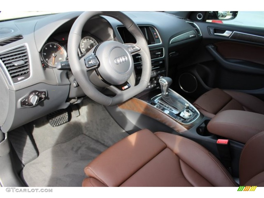 2016 Q5 3.0 TFSI Premium Plus quattro - Mythos Black Metallic / Chestnut Brown photo #13