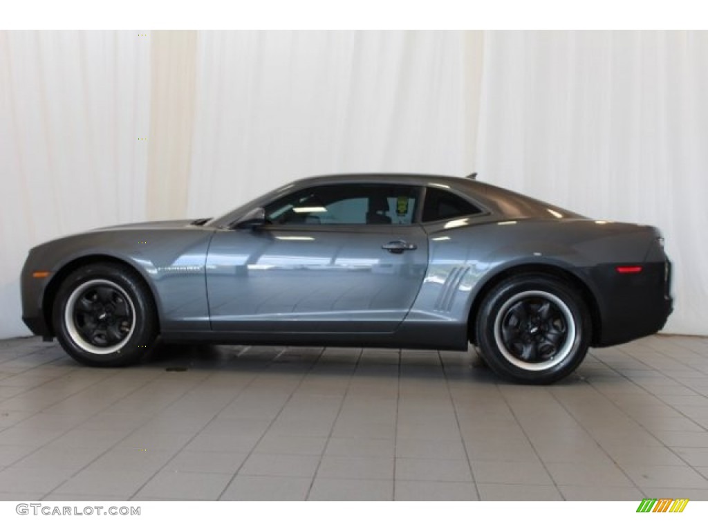 2010 Camaro LS Coupe - Cyber Gray Metallic / Black photo #5