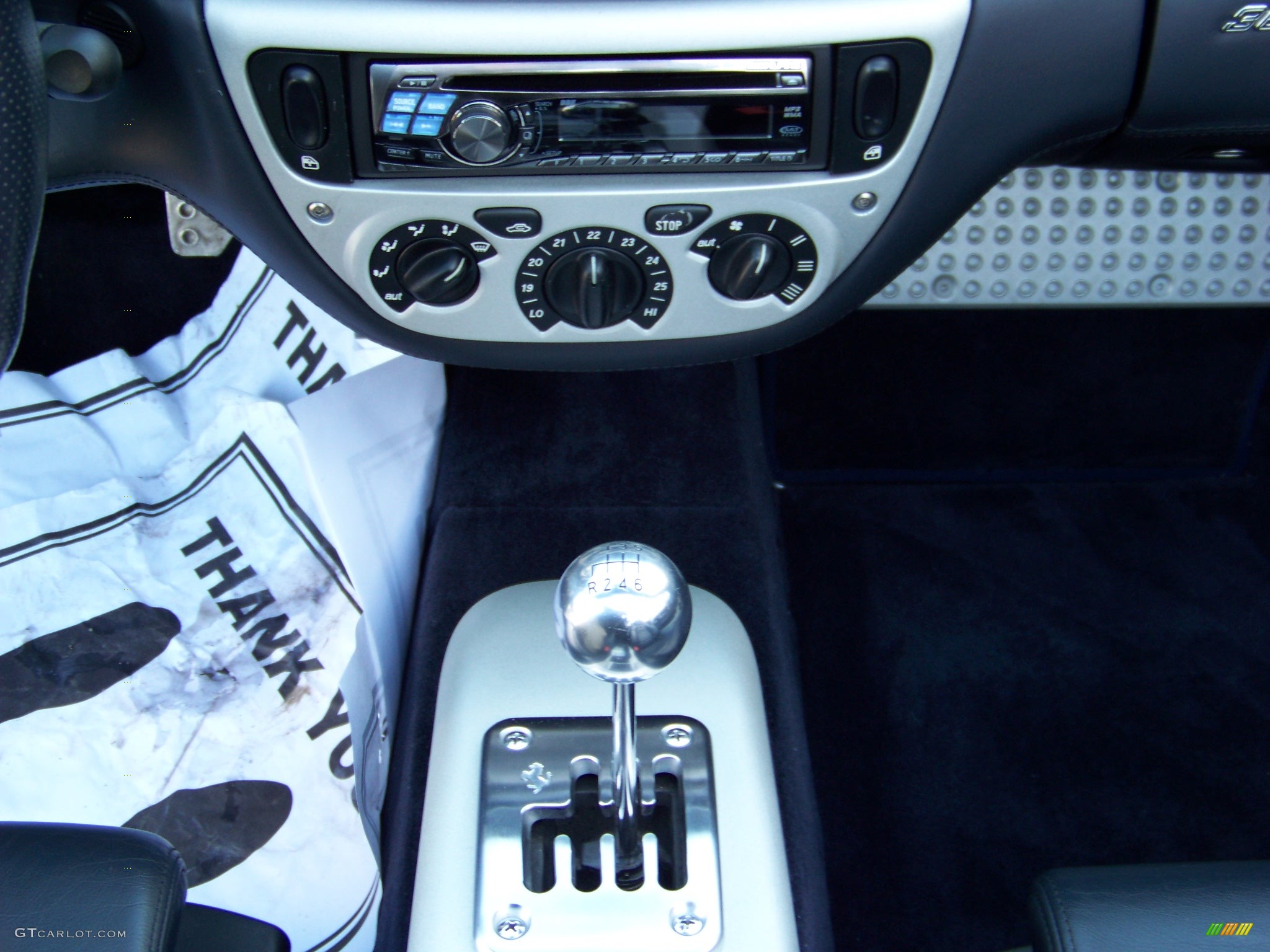 2001 360 Spider - Argento Nurburgring (Silver) / Blue photo #4