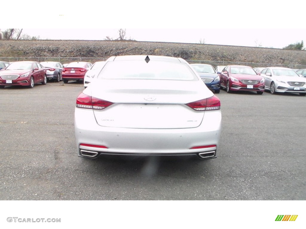 2016 Genesis 3.8 AWD - Santiago Silver / Black photo #2