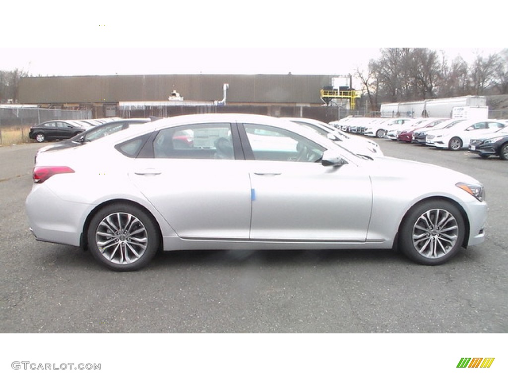 2016 Genesis 3.8 AWD - Santiago Silver / Black photo #3