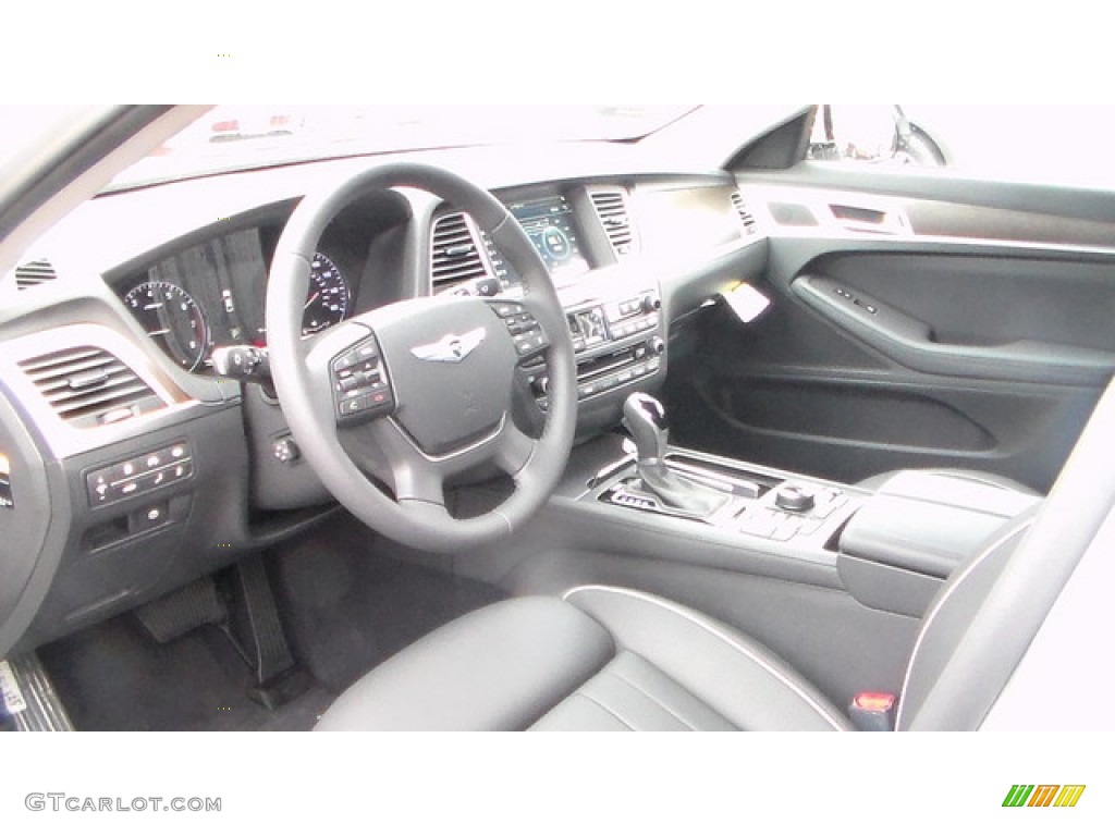 2016 Genesis 3.8 AWD - Santiago Silver / Black photo #4