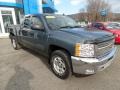 2013 Blue Granite Metallic Chevrolet Silverado 1500 LT Extended Cab 4x4  photo #3